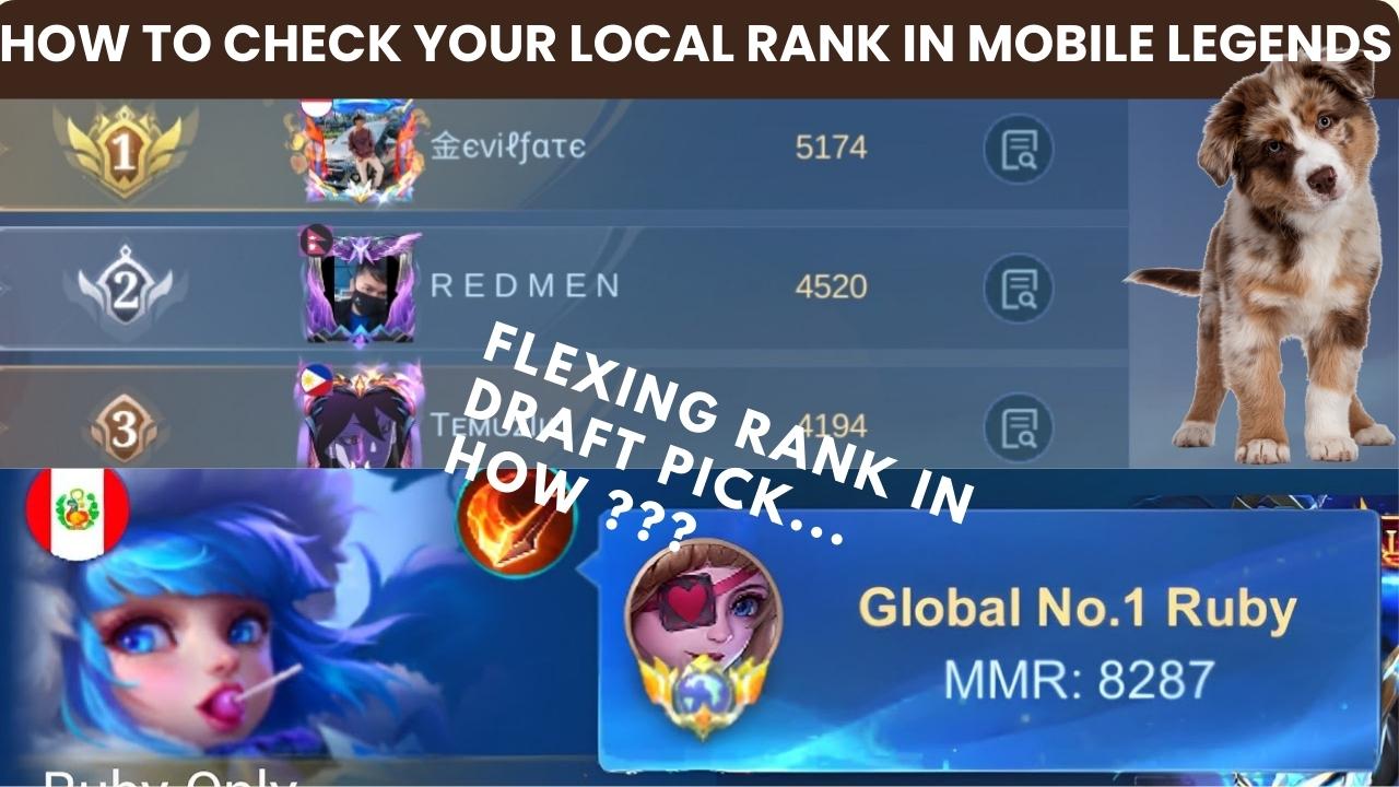 How To Check Your Local Rank In Mobile Legends